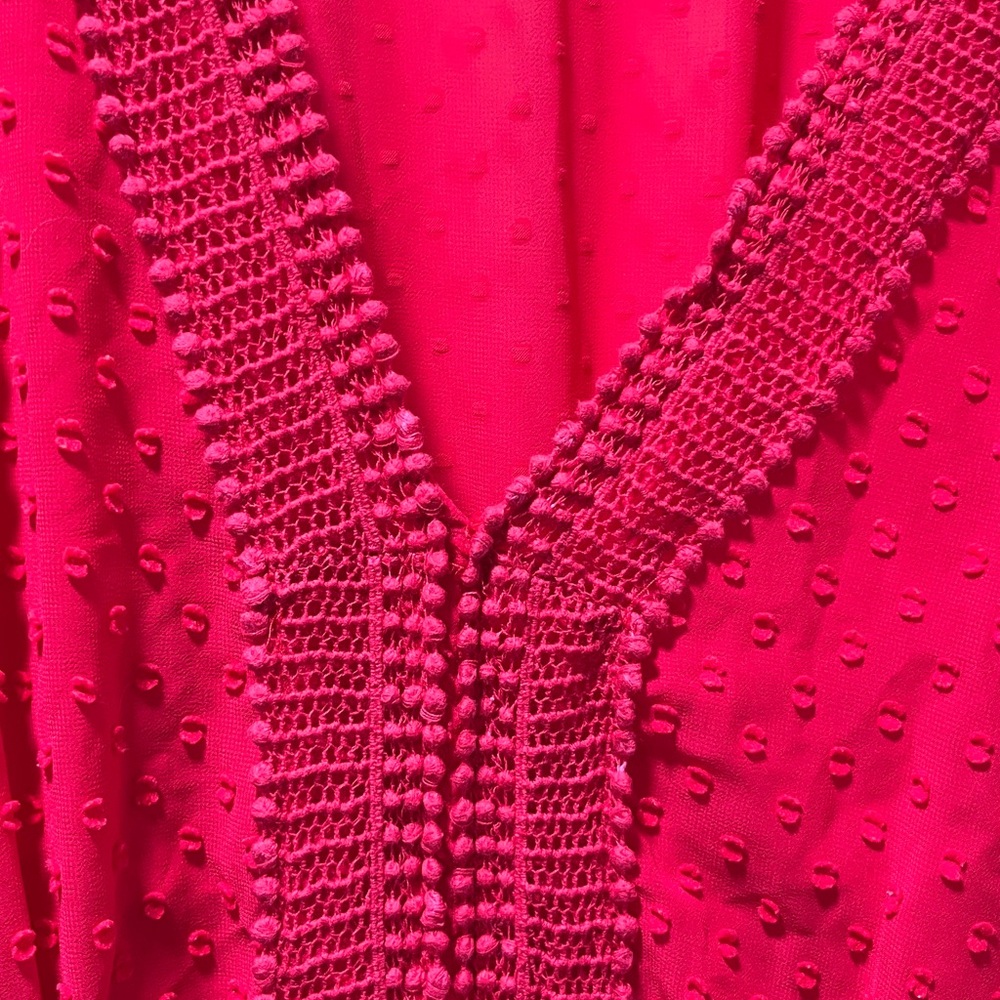 Anthropologie Meadow Rue Minetta Tiered Dress Size 14 - Picture 15 of 15